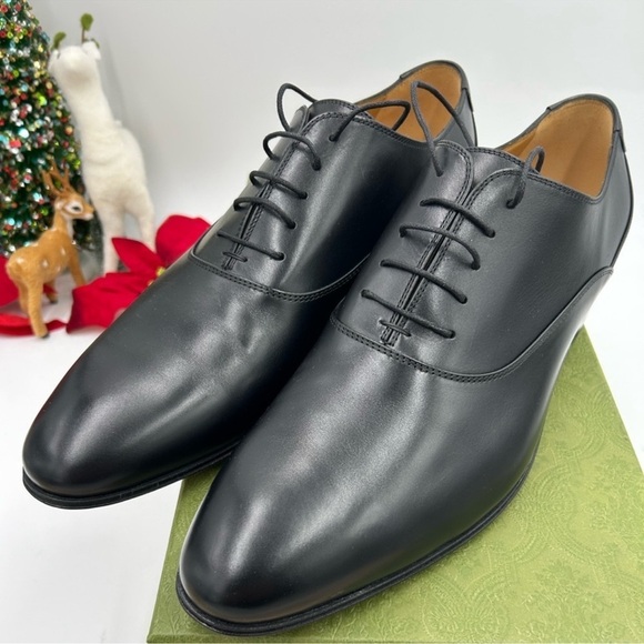 Men’s Gucci, GG leather Oxford’s size 12 made in Italy - Picture 1 of 11
